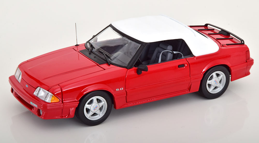 1:18 FORD Mustang GT Cabrio Beverly Hills Cop 3 (1991), red white - GMP-18998