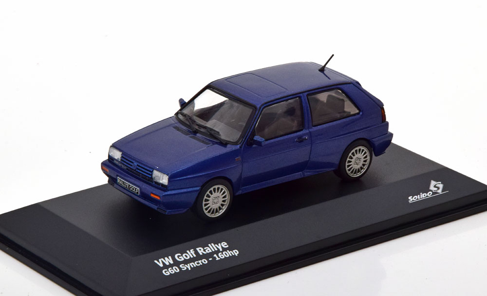 1:43 VOLKSWAGEN Golf 2 G60 Rally, blue metallic - S4311302