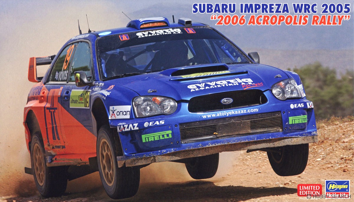 1:24 Сборная модель SUBARU Impreza Wrc05 N 19 Rally Acropolis 2005 Vovos Armodios - El-em - 20774