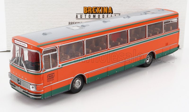 1:87 SETRA S140 Es Autobus 1995, Orange Green - BRE56101