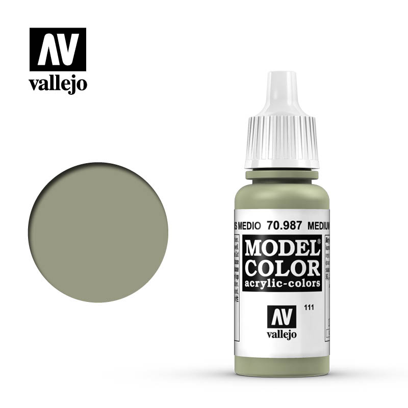 Краска акриловая `Model Color` Серый средний / Medium Grey - 70987