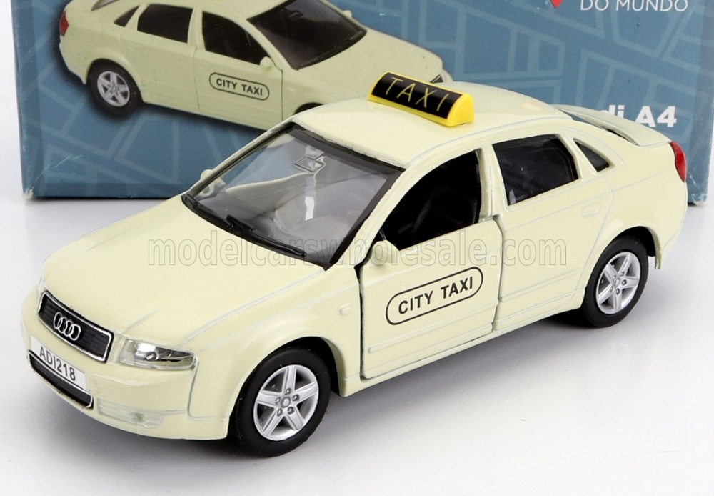1:38 AUDI A4 Taxi Berlino Germany (2004), Cream - TXAUDIA4
