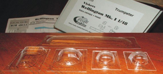 1:48 Фонарь для самолета Wellington Mk.I - 48033