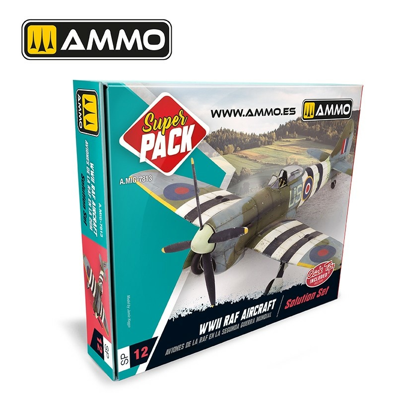 Набор SUPER PACK Самолеты Королевских ВВС времен Второй мировой войны / WWII RAF Aircraft - AMIG7813