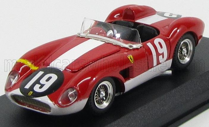 1:43 FERRARI 500trc Spider №19 Nurburgring (1957) Bauer - Kochert, Red White - ART285/2