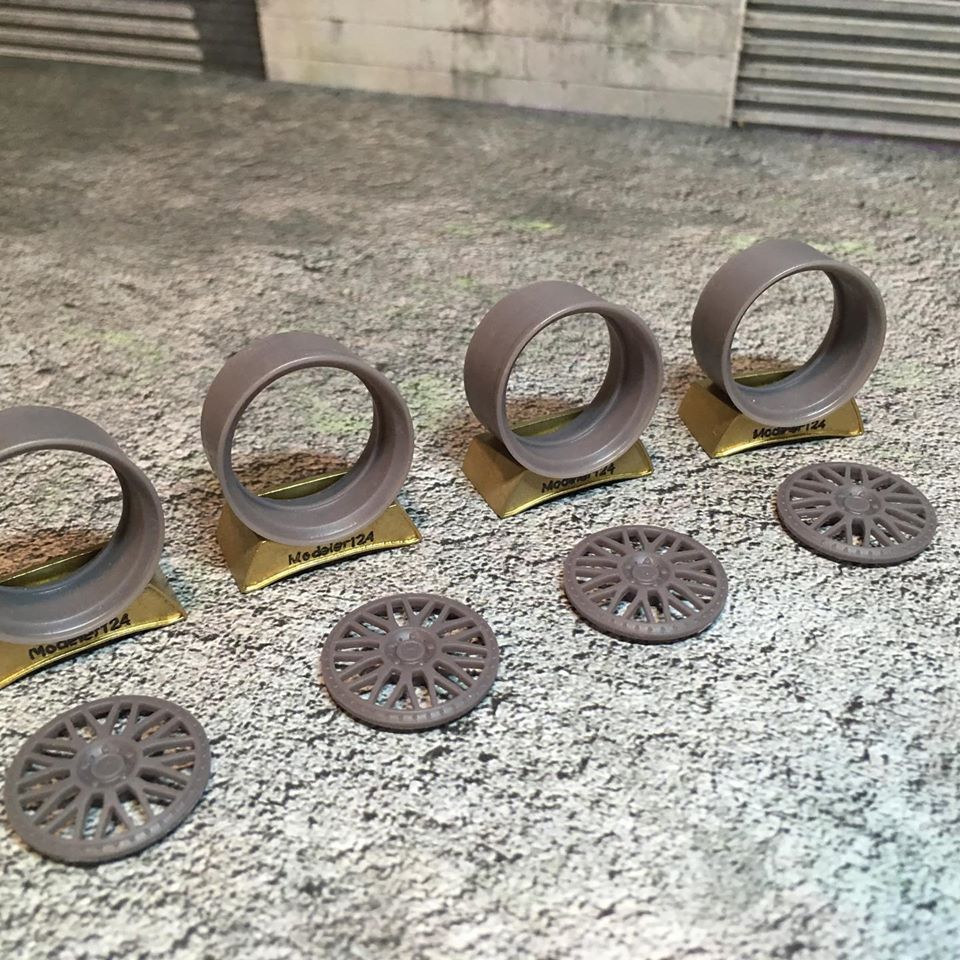 1:24 Комплект дисков HellaFlush Work VS-XX (с резиной Proxes T1-R) - HWT4403