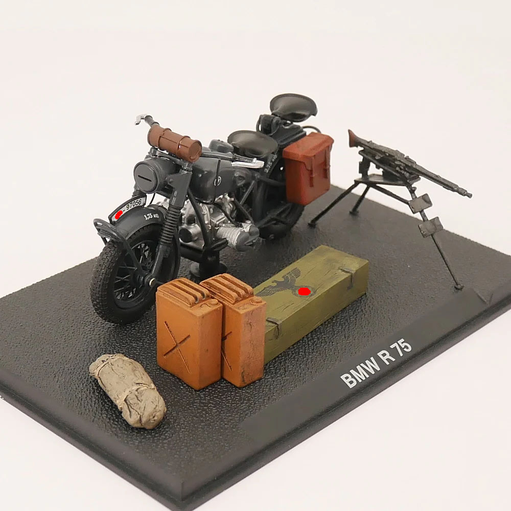 1:24 BMW R75 - MG42 and Accessories, military grey - CM355A1