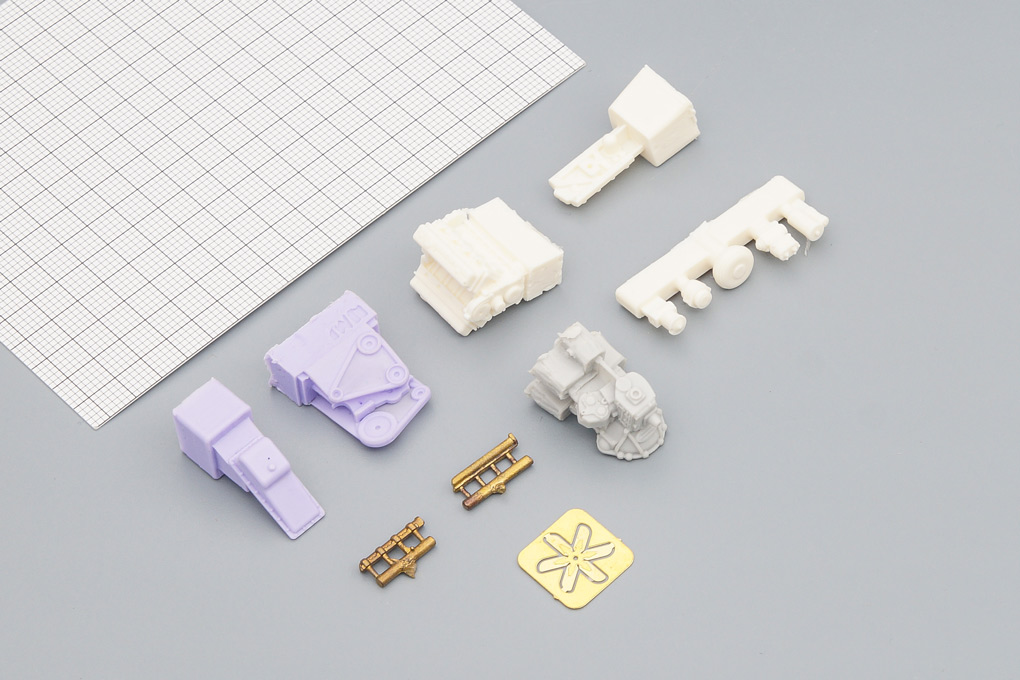 1:43 Сборная модель Двигатель ЗМЗ-66 - UMI019