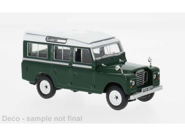 1:43 LAND ROVER Series III 109 (1978), green/white - CLC616