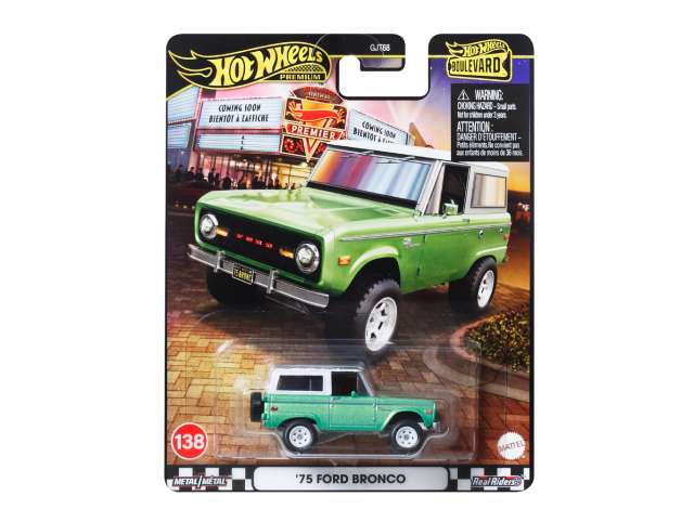 1:64 FORD Bronco (1975), green / white - JBL12