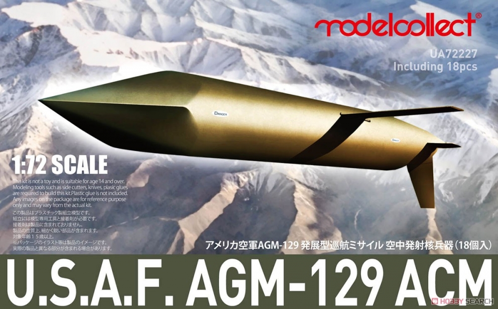 1:72 Сборная модель Американский ракетный комплекс AGM-129 ACM - UA72227