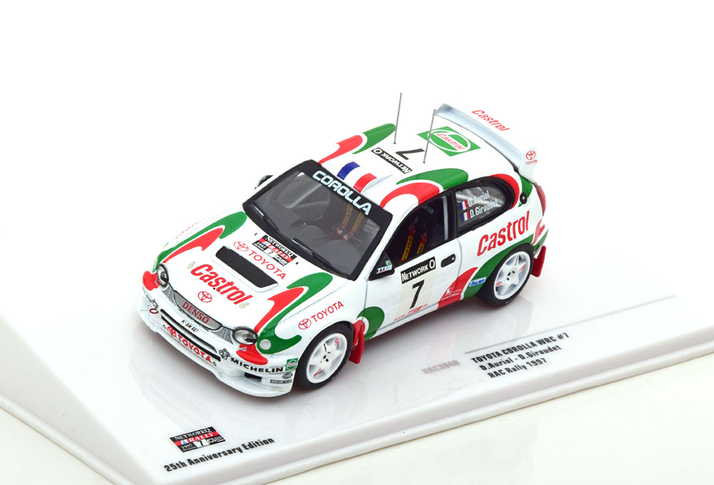 1:43 TOYOTA Corolla WRC №7  RAC Rally,Castrol, Auriol/Giraudet (1997) - RAC394B