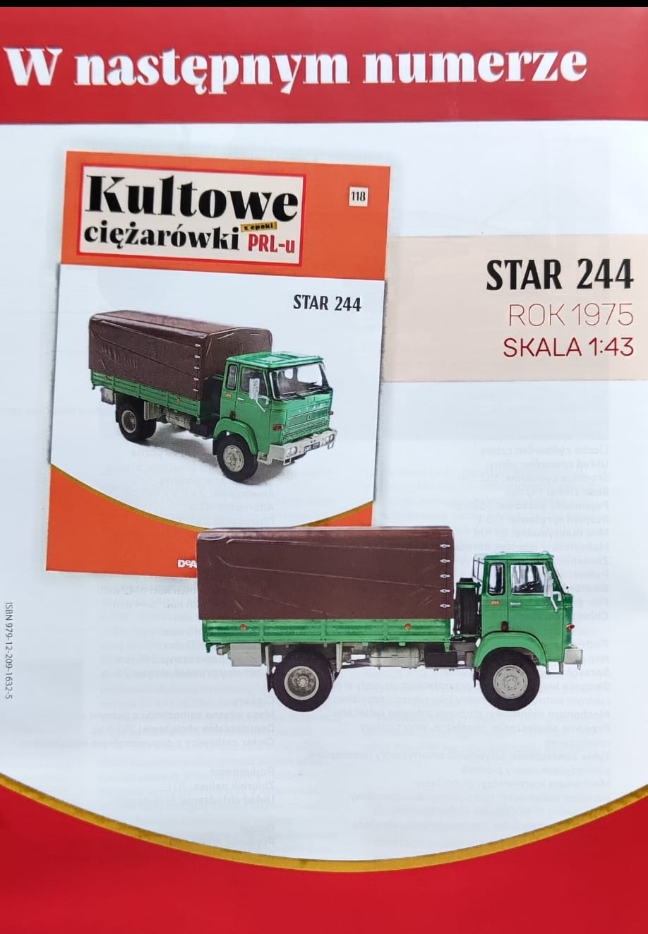 1:43 (Уценка!) STAR 244, Kultowe Ciezarowki PRL-u - kulC118-Z2