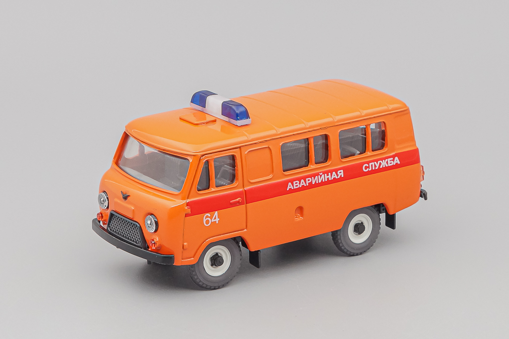 1:43 УАЗ 3962 Аварийная служба, оранжевый - LOT01366