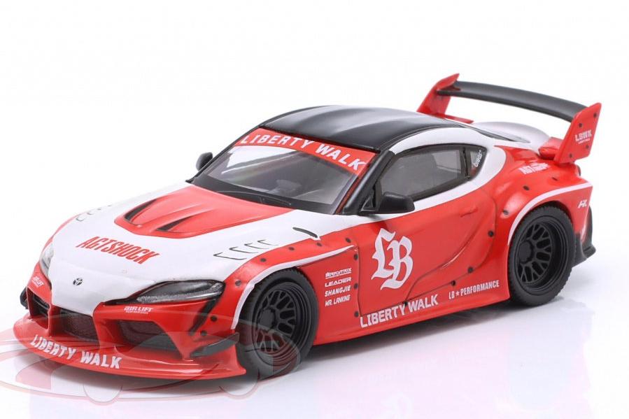 1:64 TOYOTA GR Supra LB-Works (2025),red / white - MGT01103-L