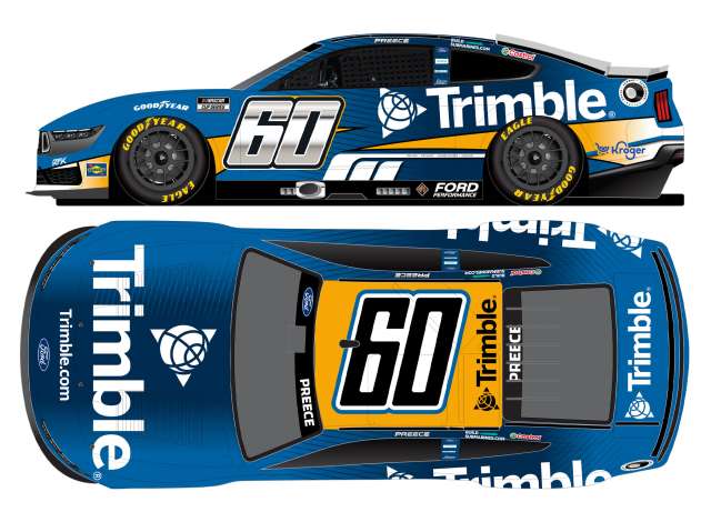 1:64 Ford #60 Ryan Preece *Trimble* blue/orange/white 2026 - C602661TRIPR