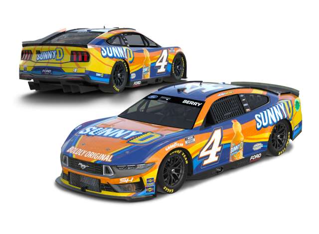 1:24 FORD Mustang #4 Josh Berry *Sunny D* orange/blue 2024 - CX42423SNDJP