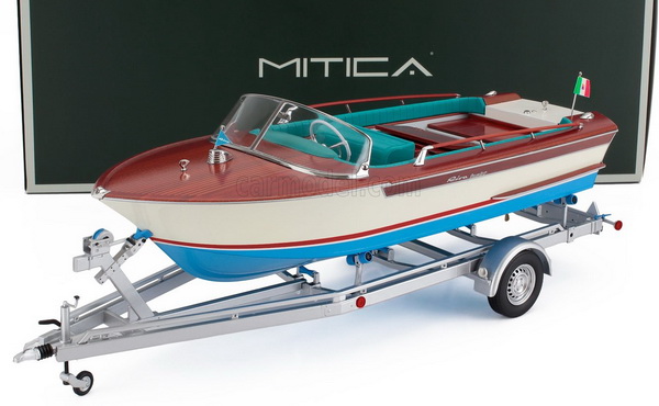 1:18 Моторная лодка Riva Junior (1966), слоновая кость/морской синий - 206001-D