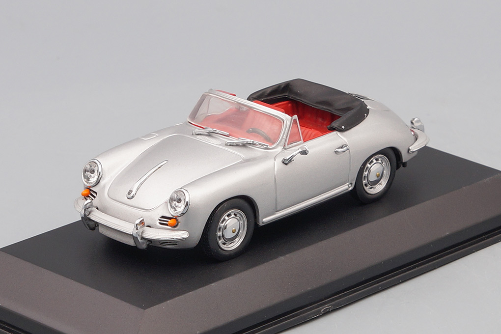 1:43 PORSCHE 356 C Cabriolet (1965), silver - 430062330