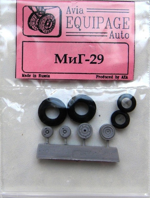 1:72 Колеса резиновые МИГ-29 - EQG72031