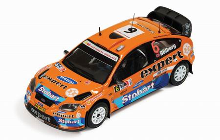 1:43 FORD Focus RS WRC08 6 H. Solberg - C. Menkerud Rally Norway 2009, оранжевый - RAM359
