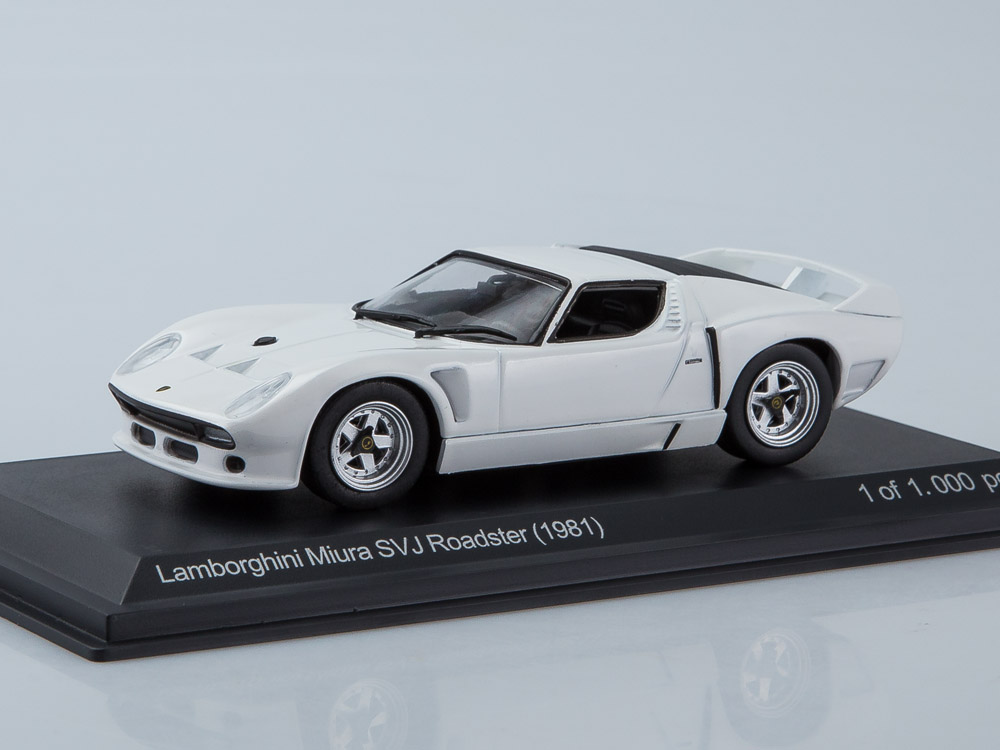 1:43 LAMBORGHINI Miura SVJ Roadster (1981), white - WB509