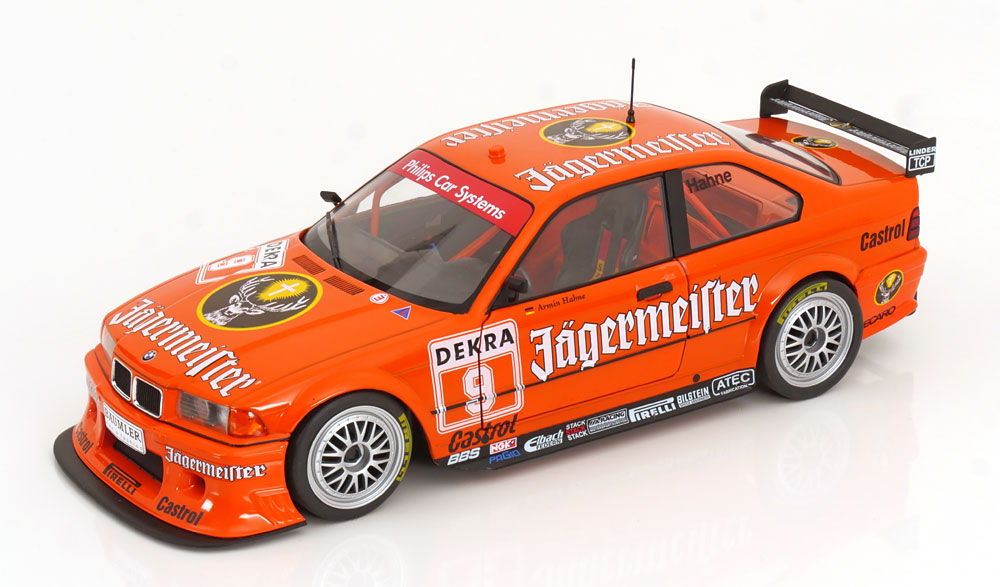 1:18 BMW 325i E36 Coupe No 9  DTM, Hahne (1993), Jaegermeister - W1800701