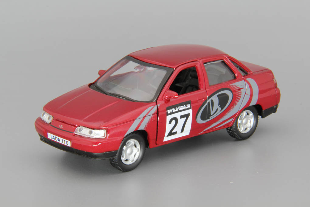1:36 Волжский 2110 Лада Спорт #27, вишневый - 7868