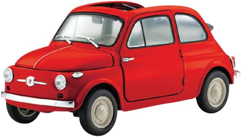 1:18 FIAT 500 D Cabriolet Open (1960), Rosso Corallo - Red - 08966R