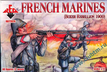 1:72 Сборная модель Французская морская пехота 1900 - RB72026