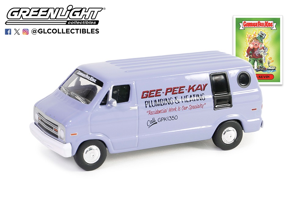1:64 DODGE B-100 Van 'Overkill Kevin' (1976), Blue - 54100D