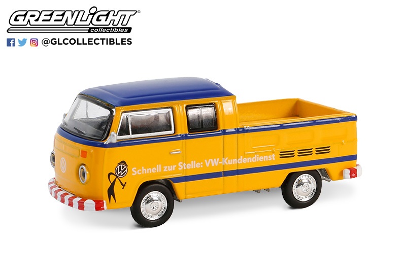 1:64 VOLKSWAGEN T2 пикап с двойной кабиной 'Doka' 'VW-Kundendienst' (1977) - 36100D