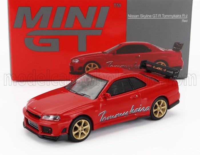 1:64 NISSAN Skyline Gt-r (r34) Tommykaira (2007), Red - MGT00543-R
