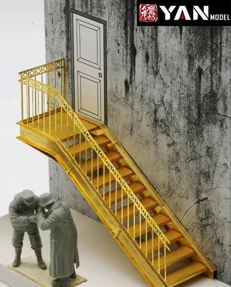 1:35 Фототравление Steel Structure Stairs - PE-35009