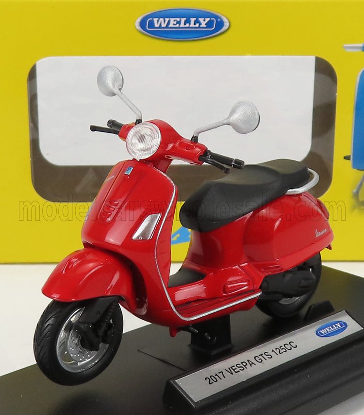 1:18 PIAGGIO Vespa Gts 125 (2017), Red - WE12851-V19660PW
