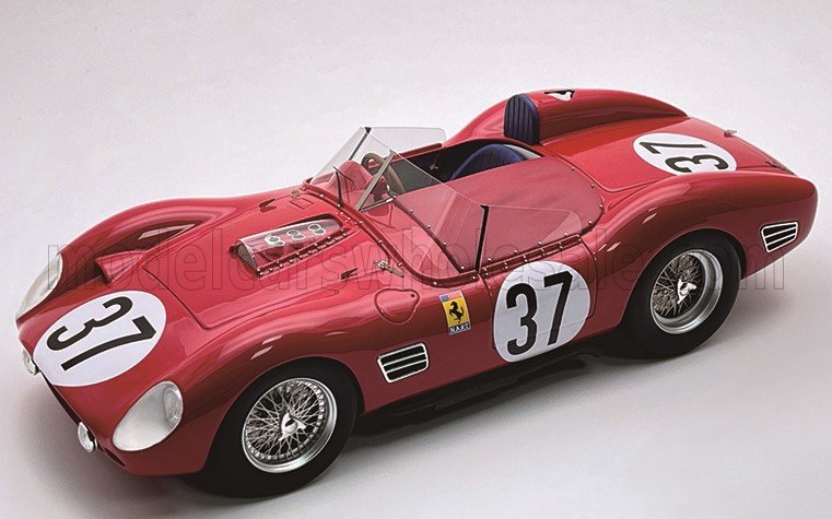 1:18 FERRARI DINO 196S 1984cc V6 Spider n 37 12h Sebring (1961) William Helburn - Skip Hudson - John Fulp - TM18-362F