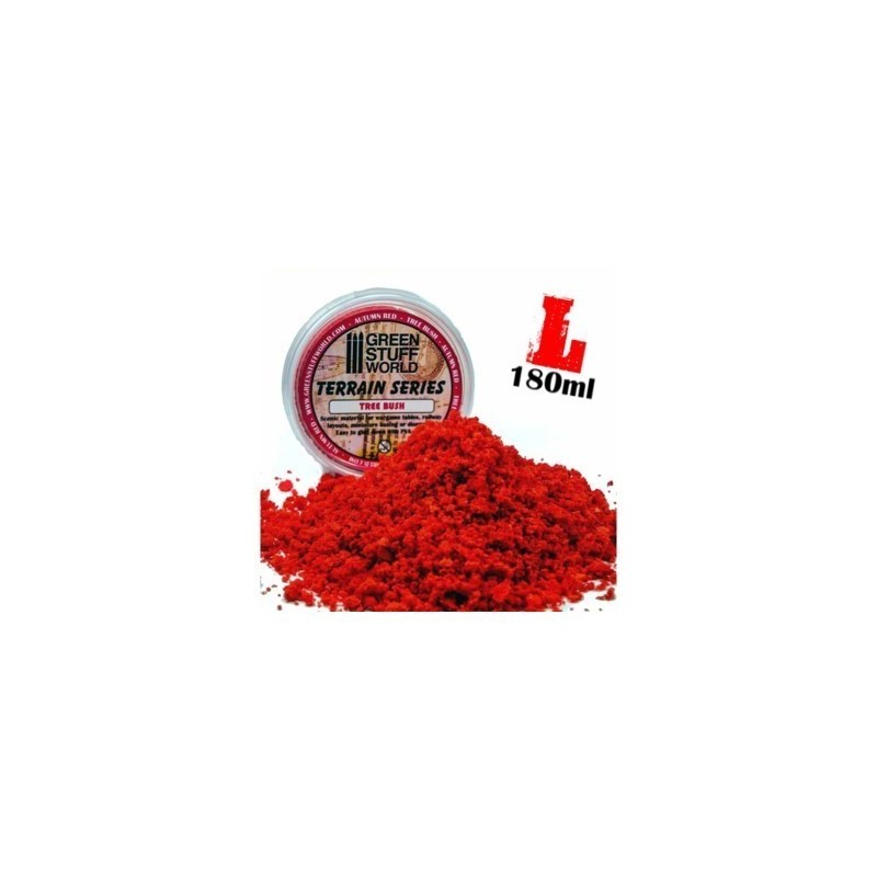Комки листвы кустарников цвет Красный 180 мл / Tree Bush Clump Foliage - Autumn Red - 180 ml - 9076