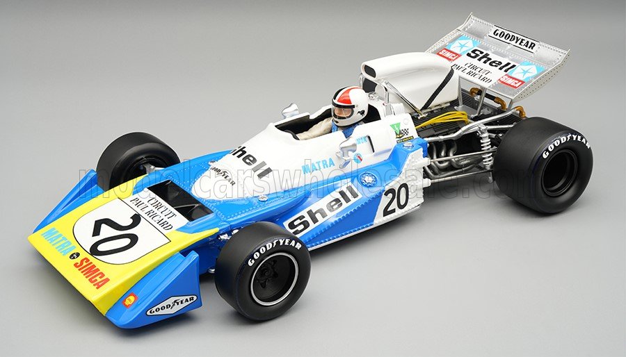 1:18 MATRA F1 MS120B №20 France GP (with pilot figure) Chris Amon (1971) - TMD18-476C