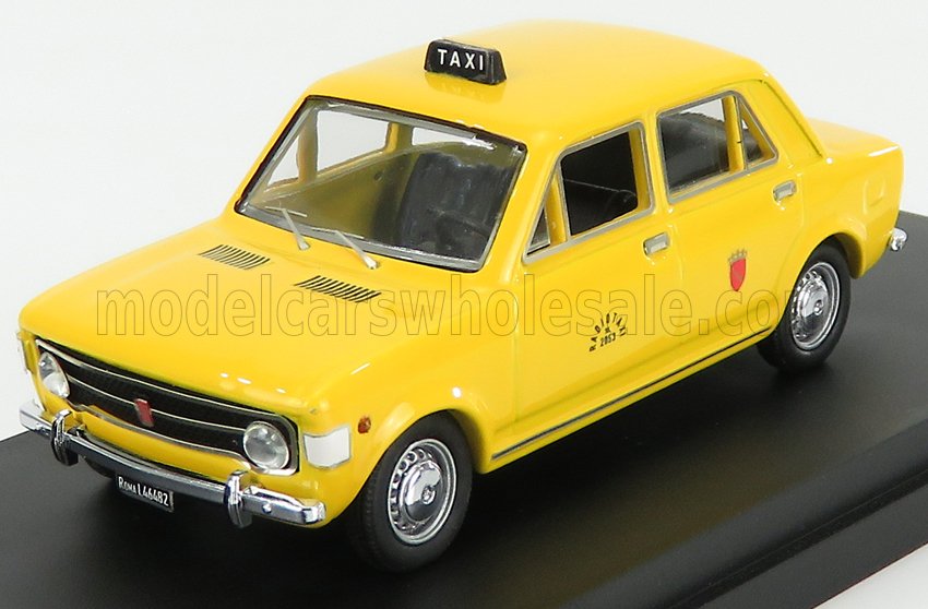 1:43 FIAT 128 4-doors Taxi Roma (1971), yellow - 4649