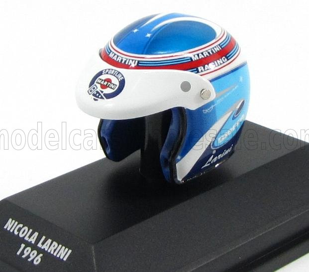 1:8 HELMET Casco Helmet Alfa Romeo Dtm (1996) N.Larini, 2 Tone Blue White - 392960505