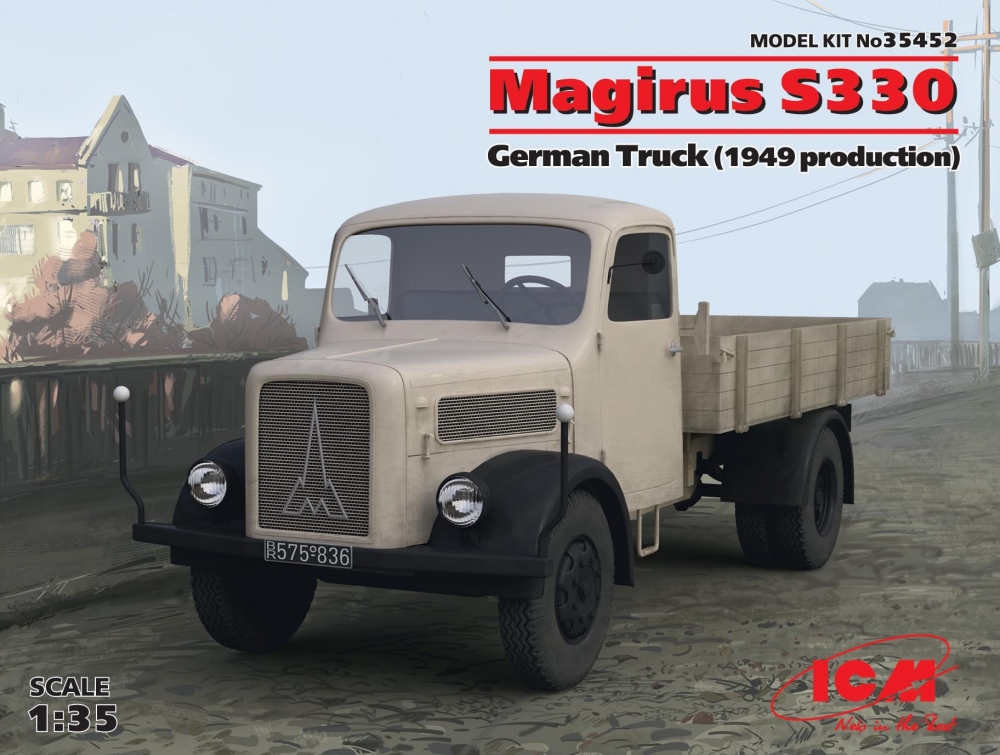 1:35 Сборная модель Magirus S330 German Truck (1949) - 35452
