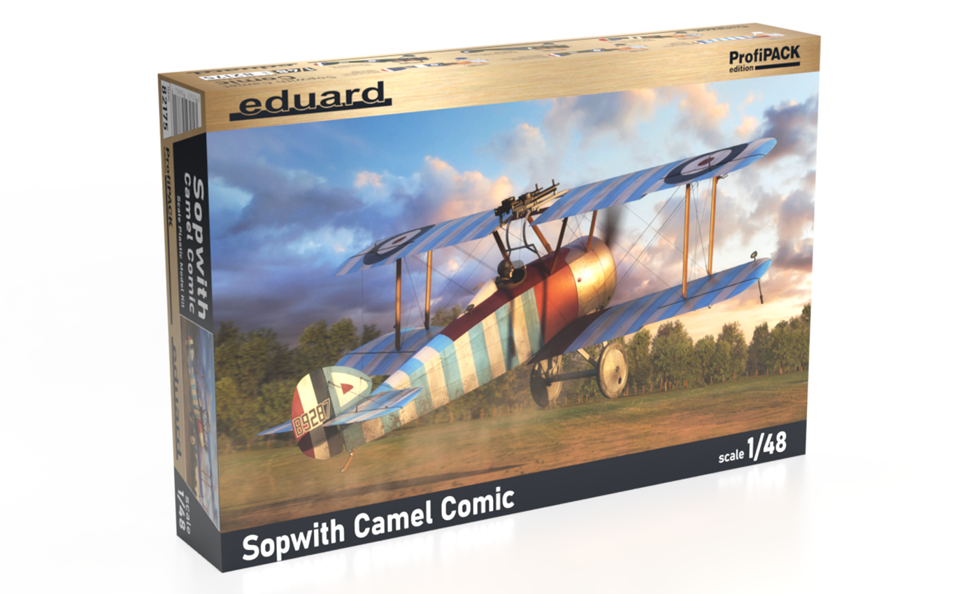 1:48 Сборная модель Истребитель Sopwith Camel Comic версия ProfiPACK - 82175