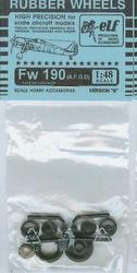 1:48 Колеса резиновые Немецкий истребитель Fw-190 (A,F,G,D) (version B) - 4816