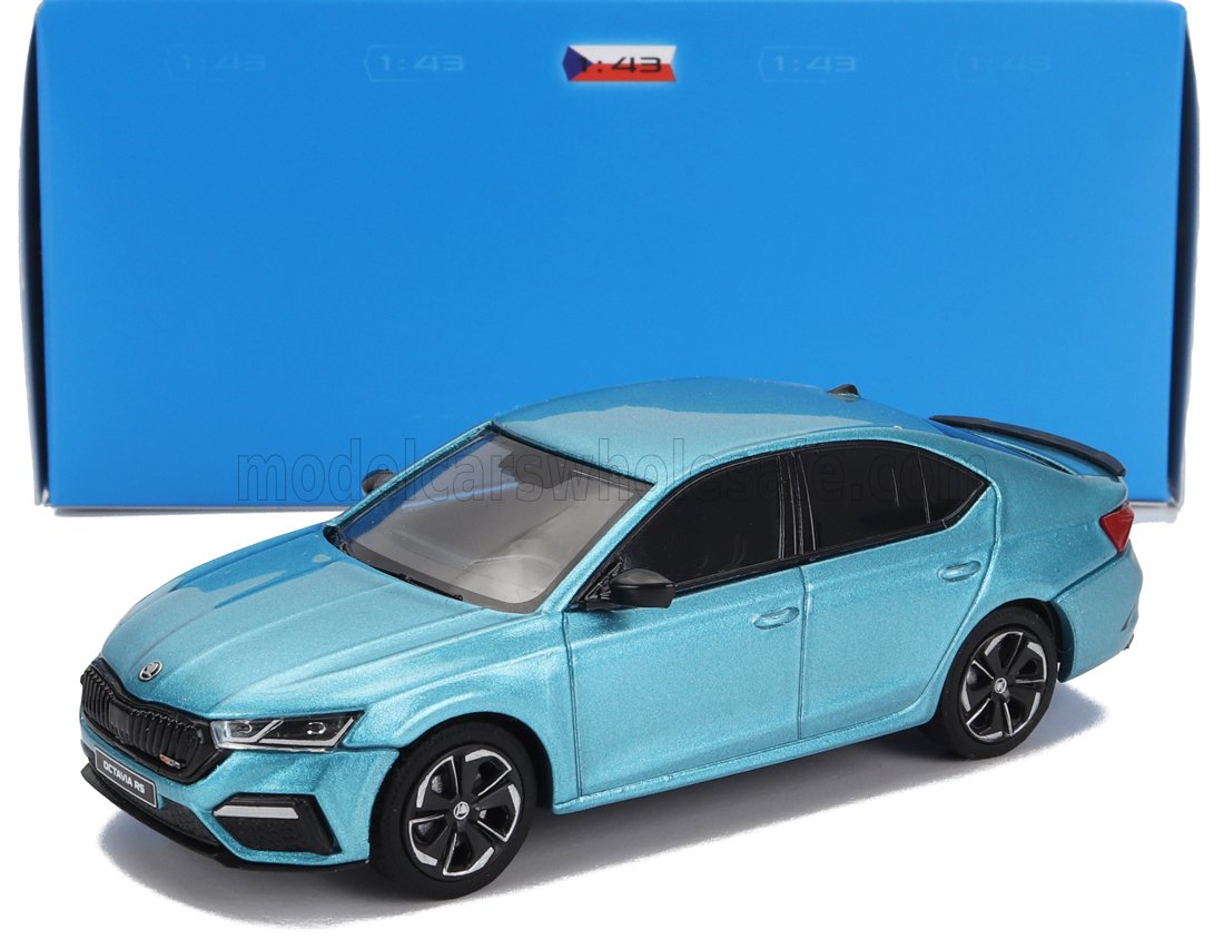 1:43 SKODA Octavia Iv Rs (2020), Matt Light Blue - 037MC