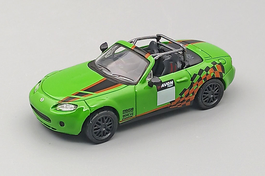 1:64 MAZDA MX-5 Race Car NC (2005), green - LL-045-196