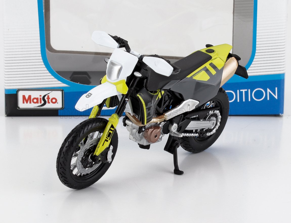 1:18 HUSQVARNA Husky 701 Supermoto (2023), Black Yellow - 39300-23091