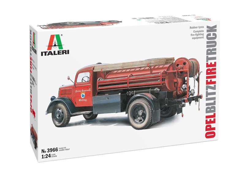 1:24 OPEL Blitz Tanker Truck Fire Engine 1952 - 3966