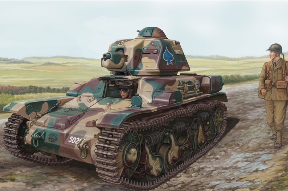 1:35 Сборная модель Танк French R35 Light Infantry Tank - 83806