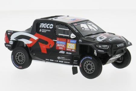 1:43 TOYOTA GR DKR Hilux Evo T1U #209, Rally Dakar G. de Villiers-D.Murphy (2024) - RAM930