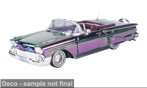 1:24 CHEVROLET Impala (1958), purple/green - 79082LILAC